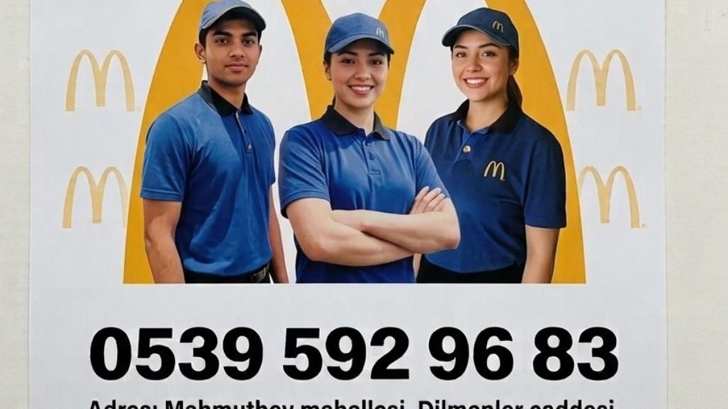 Mc DONALD'S - Barista-Mutfak personeli-kasiyer(Maaş + Yemek)
