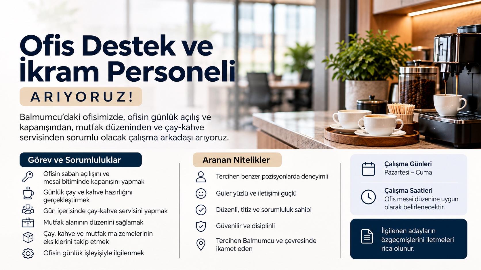 TAT OFİS - OFİS DESTEK VE İKRAM PERSONELİ