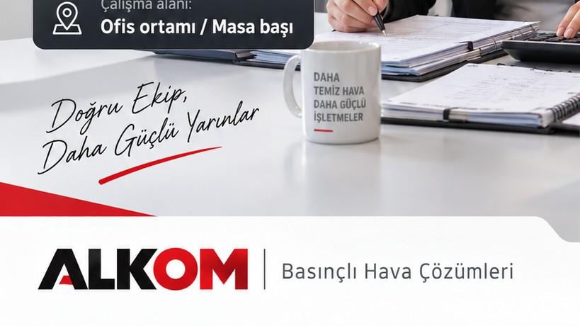 ALKOM KOMPRESÖR LTD ŞTİ - Ofis Çalışanı (Maaş + Yol + Yemek)