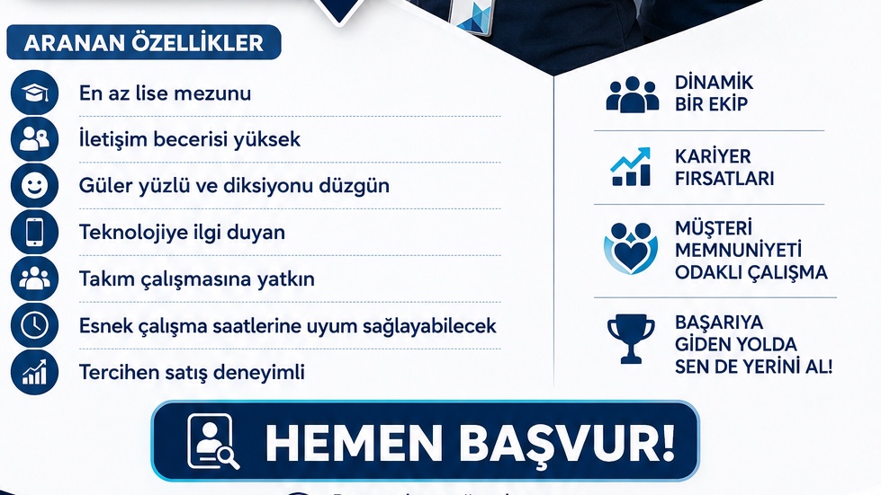 Türk Telekom Bayii - Zirve Tlkm. - Satış Danışmanı (Maaş + Yemek)