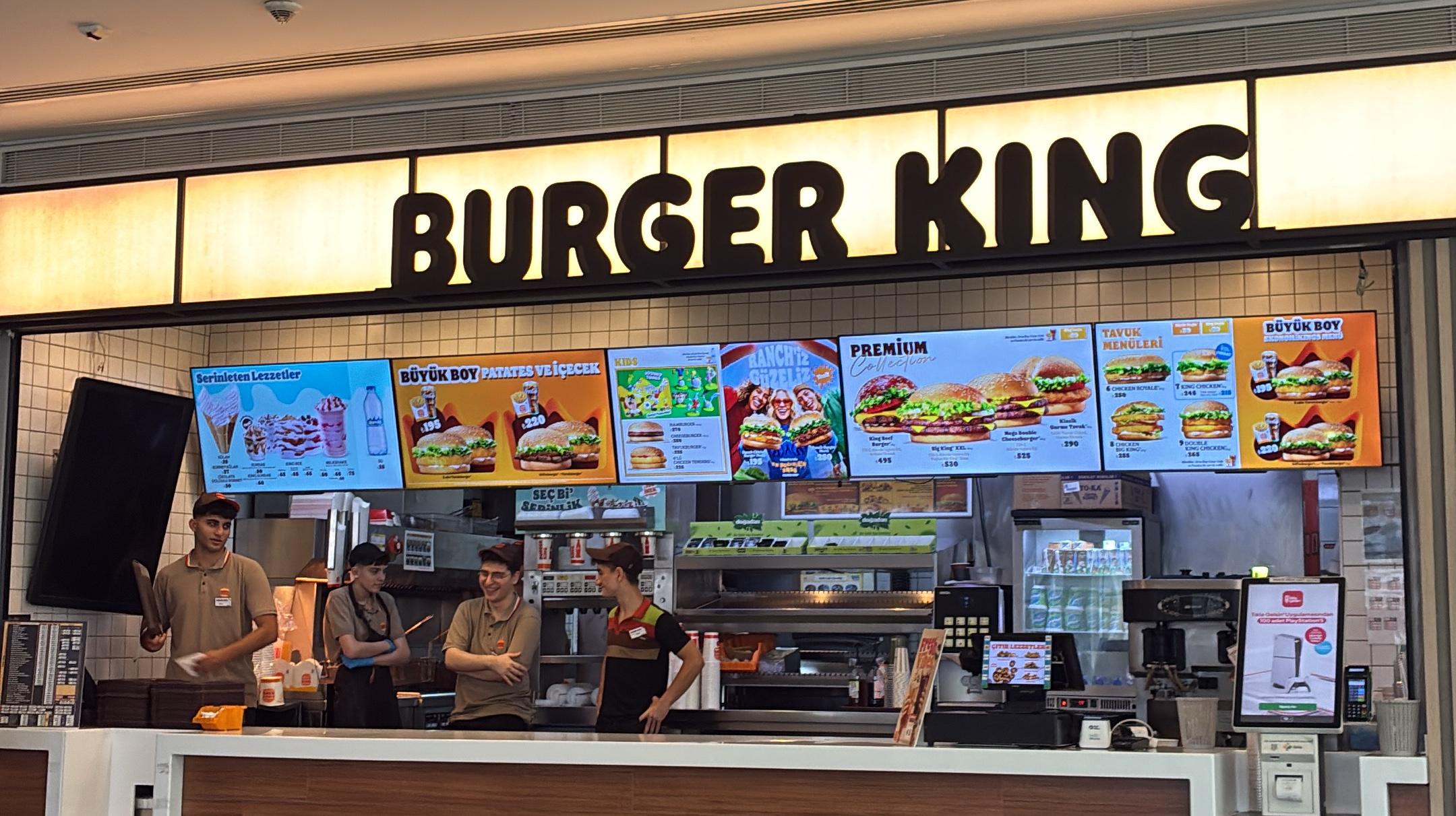 Burger king hisar üstü - Mutfak Personeli (Maaş + Yemek)