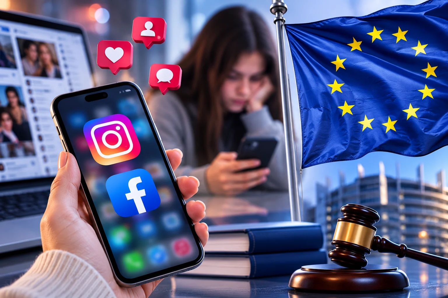 AB'den Meta'ya "Bağımlılık Yaratan Tasarım" Uyarısı: Instagram ve Facebook İçin Değişiklik Talebi