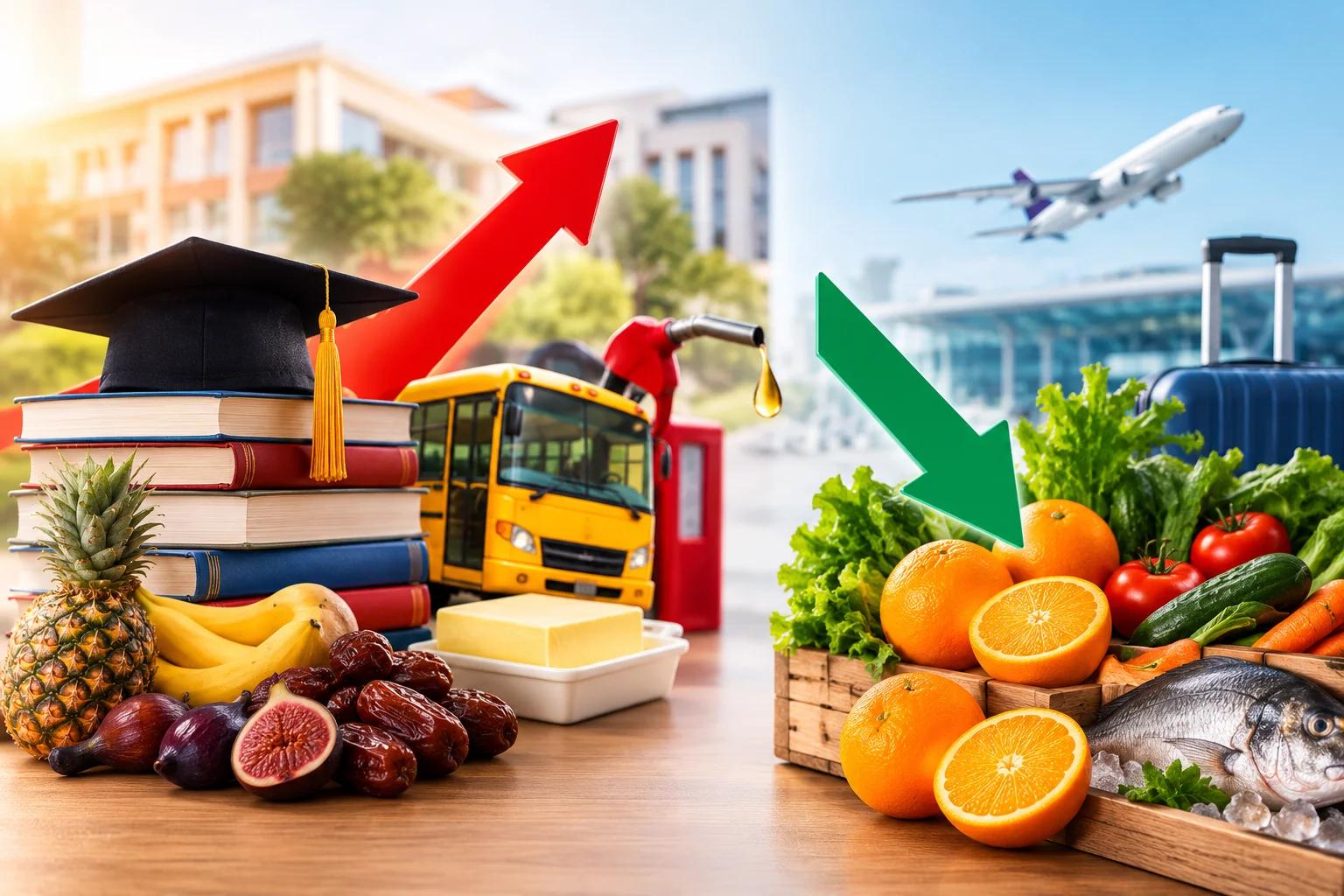 Eylül'de Fiyatı En Çok Artan ve Azalan Ürünler Belli Oldu