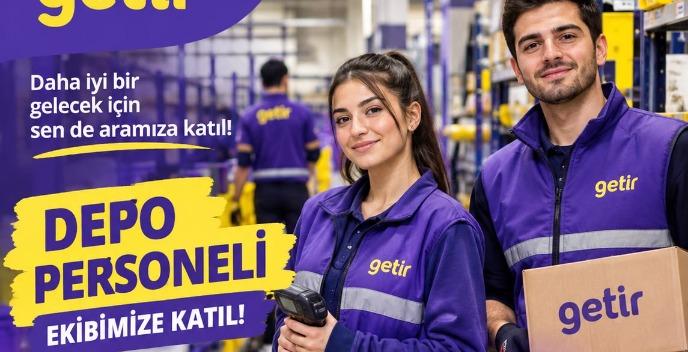 REMPET BİLİŞİM LOJİSTİK - ACIBADEM GETİR Depo Personeli (Maaş + Yemek + ÖSS)