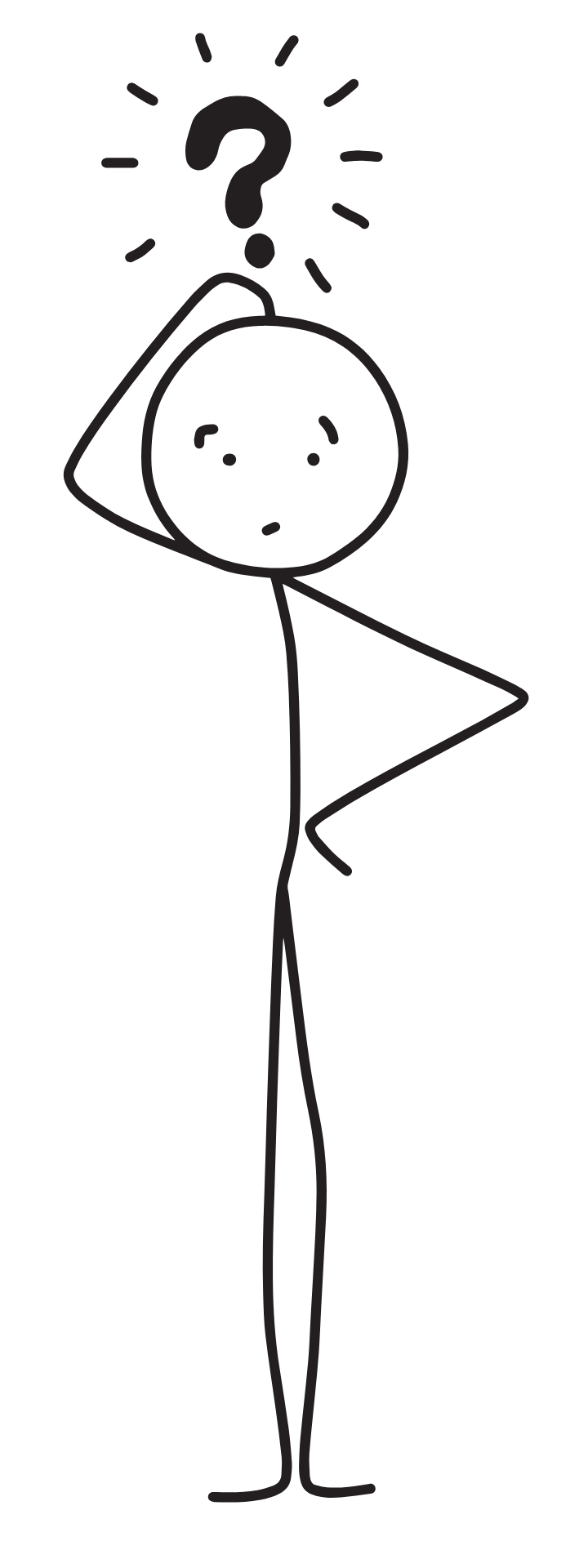question-stick-man
